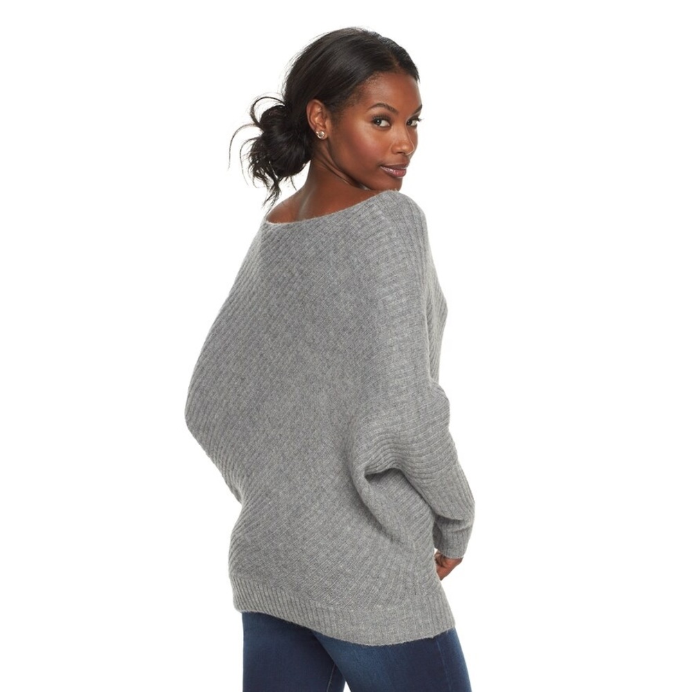 Juicy Couture Gray Lightweight Ribbed Sweater - Picture 2 of 10
